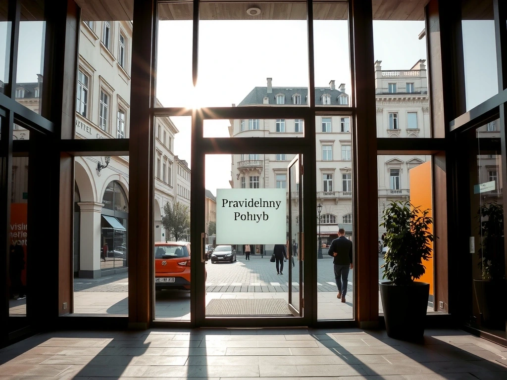 Vstup do centra Pravidelný Pohyb